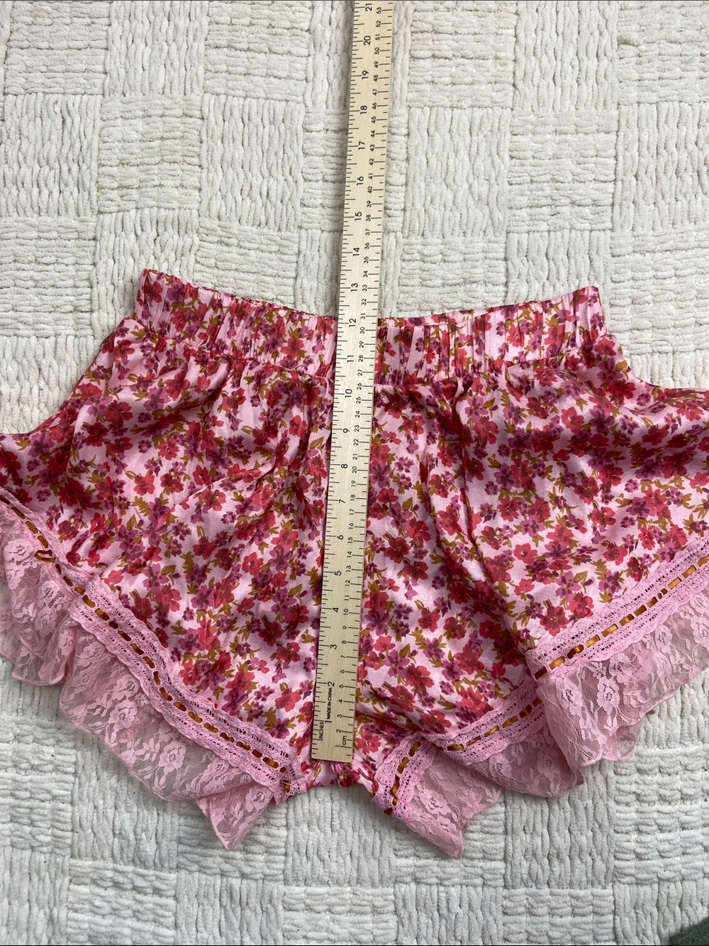NWOT Intimately Free People Morning Breeze Shorts in Azalea Berry Combo S - Picture 8 of 11